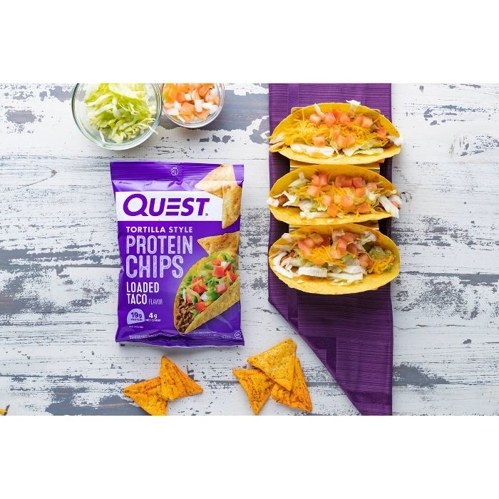 Jual Quest Tortilla Style Protein Chips Loaded Taco 32 gr Shopee