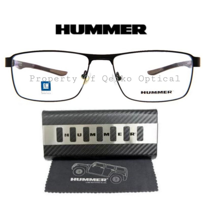 Jual Kacamata Frame Pria Titanium HUMMER H.766s58 C02 Brown - Original ...