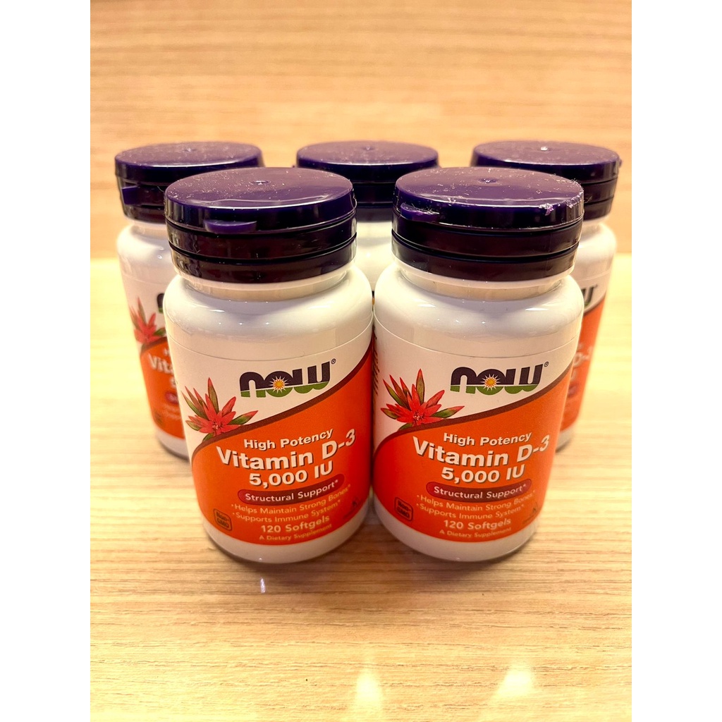 Jual Now Food Vitamin D3 125 mcg 5000 iu 120 softgels Shopee Indonesia