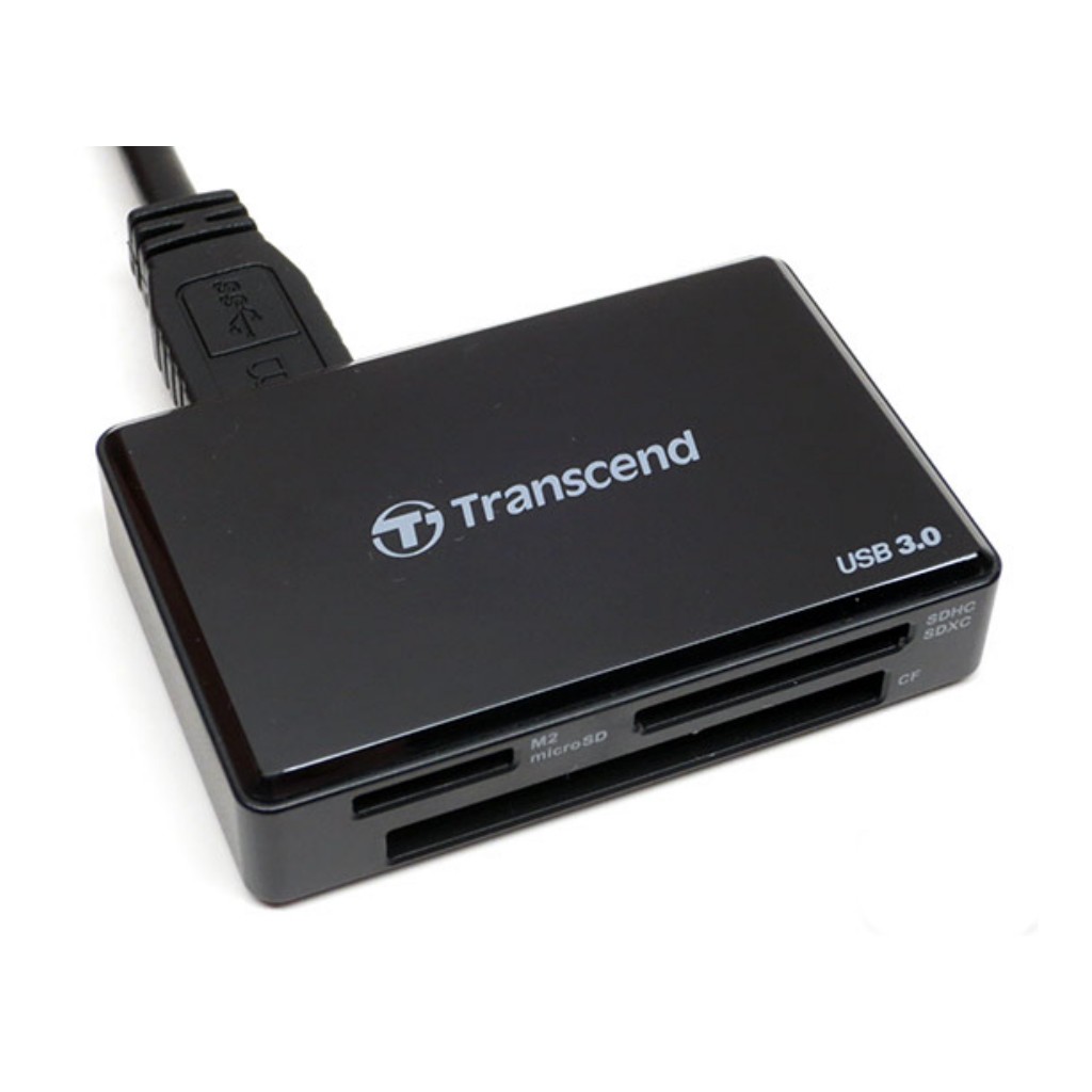Jual Card Reader Transcend RDF8 USB3.0 for MicroSD / SDHC / Compact