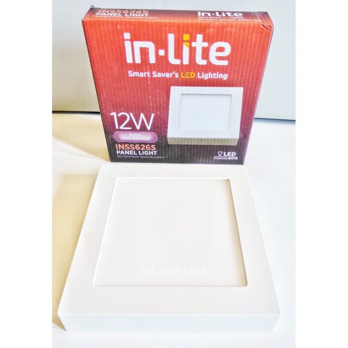 Jual DOWNLIGHT LAMPU LED PANEL **GARANSI** INLITE OUTBOW 12W | Shopee ...