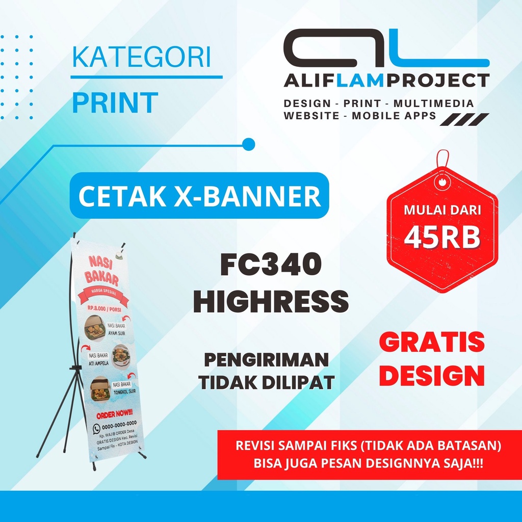 Jual CETAK X-BANNER MURAH | BANNER BERDIRI | BANNER KERANGKA | REVISI ...