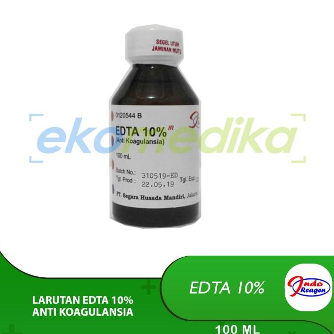 Jual Indo Reagent Larutan Edta 10 100ml Shopee Indonesia