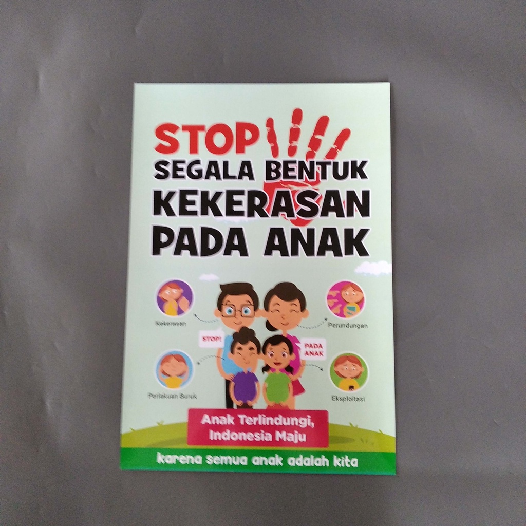 Jual Poster Stop Kekerasan Pada Anak (B) - Poster Edukasi - Stop Segala ...