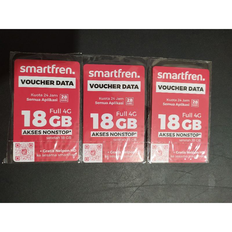 Jual VOUCHER DATA NONSTOP 18GB INJECT (TANPA ONGKIR) | Shopee Indonesia