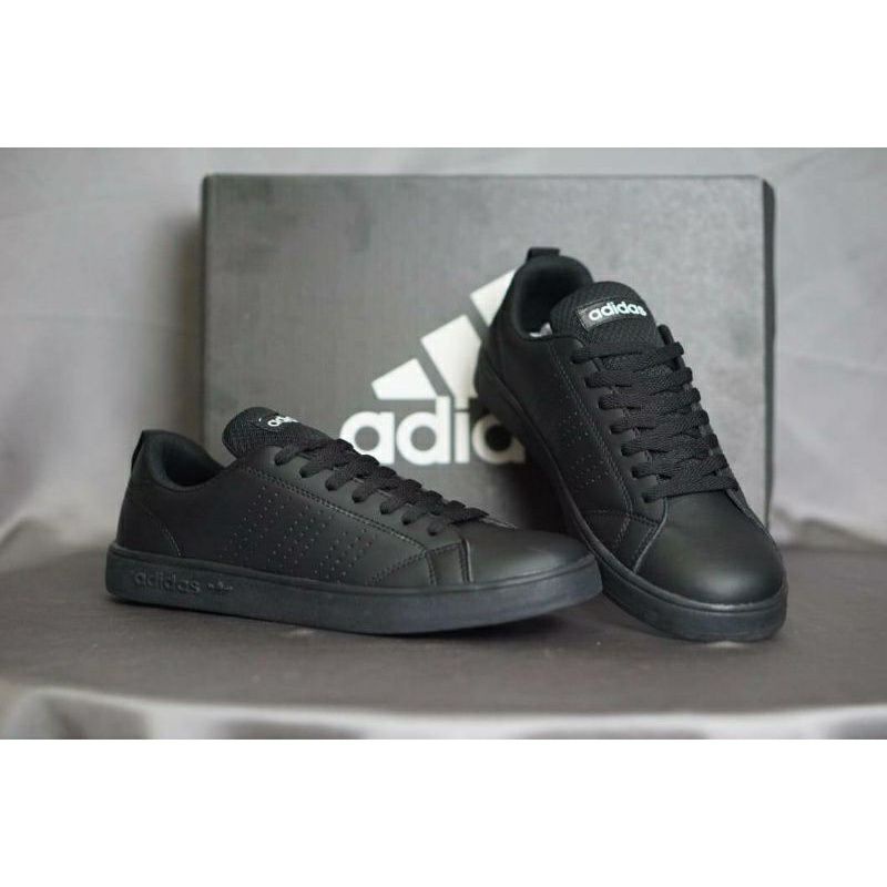 Harga adidas neo advantage black sales