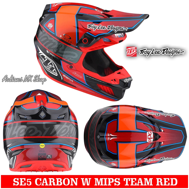 SE5 Carbon Helmet W/MIPS Team Red