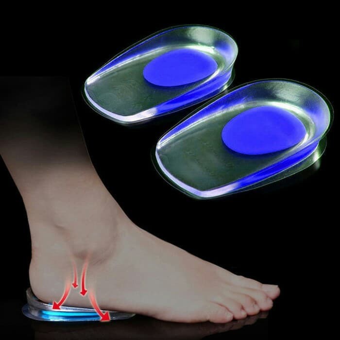 Jual Insoles Gel Alas Tumit Plantar Fasciitis Heel Spur Pain