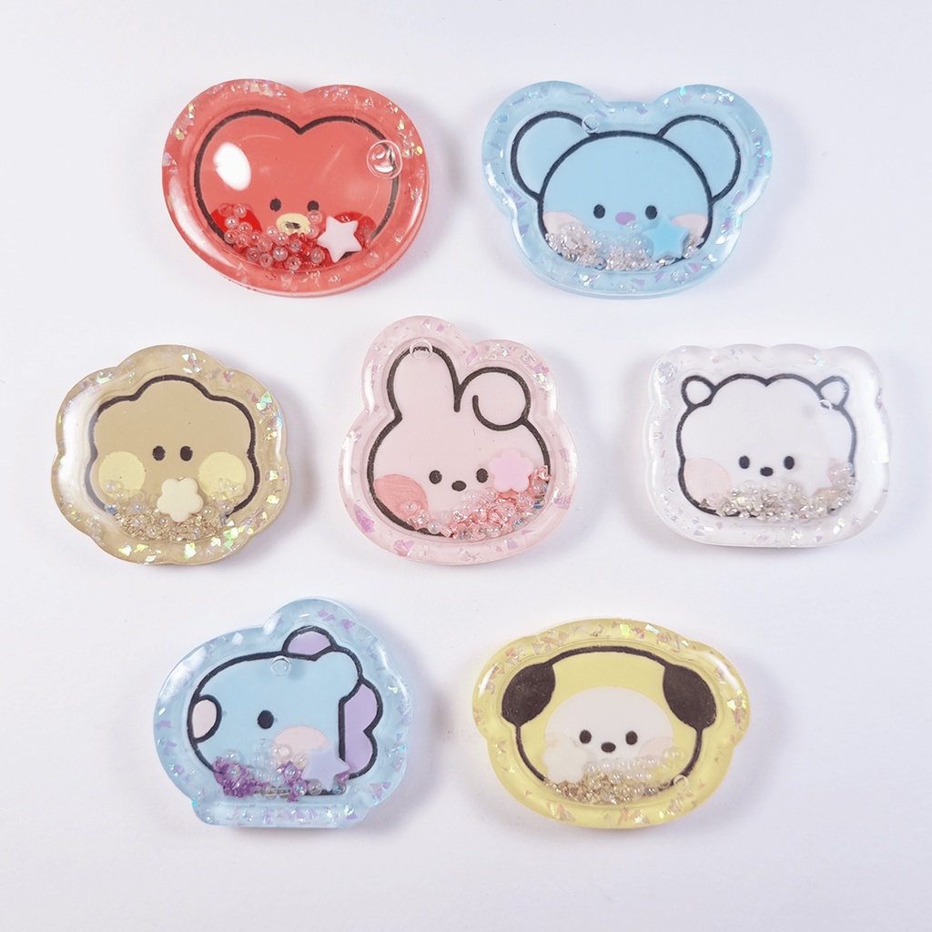 Jual Baby BT21 Minini Resin Shaker Keychain Popsocket BTS Fan Merch ...