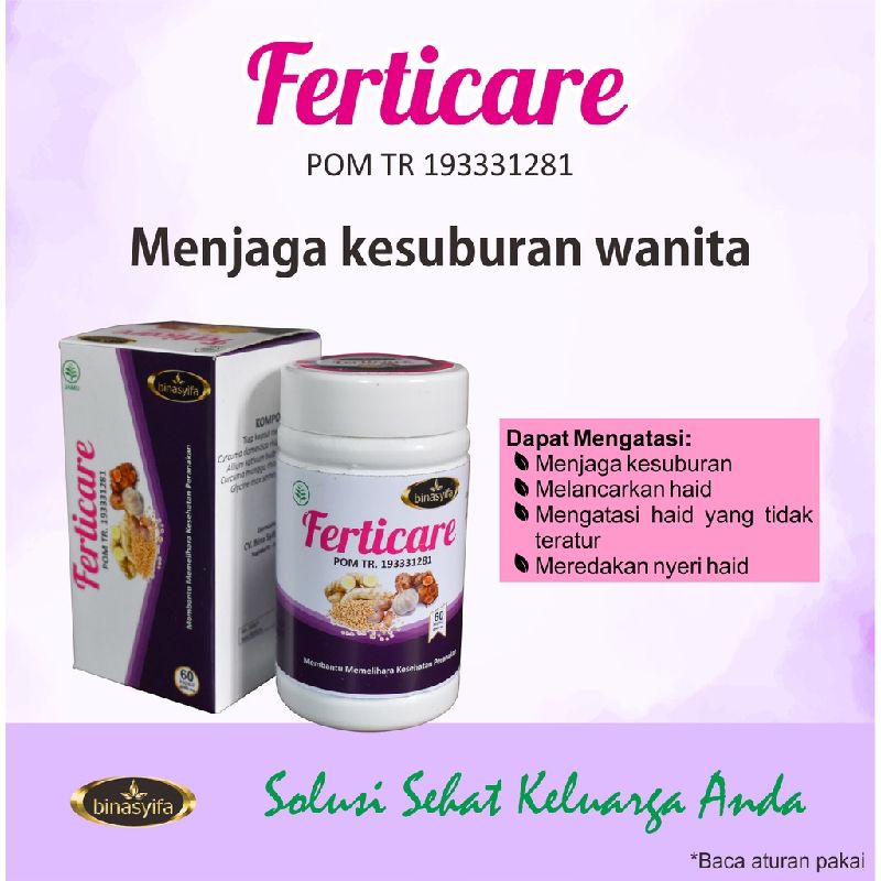 Jual FERTICARE / Obat Alami buat Menjaga kesuburan | Shopee Indonesia