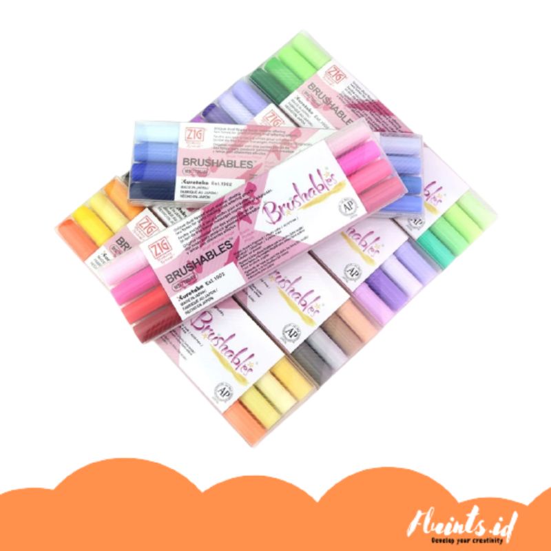 Jual ZIG BRUSHABLES SET (4PCS) Shopee Indonesia