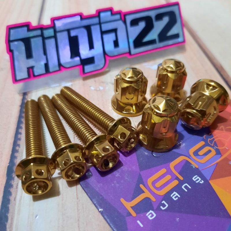 Jual Probolt Mur Baut Gold Head Kop Capil Tiger Tirev Gl Mp Cb Original Heng Thailand Shopee