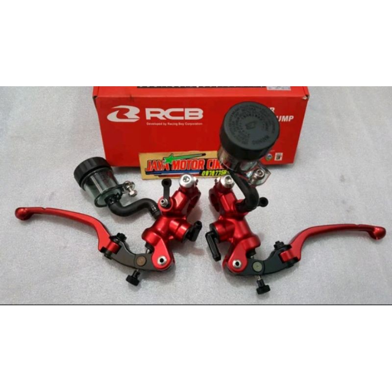 Jual Master rem forged RCB S1 14mm Kanan kiri merah red Nmax PCX Xmax ...