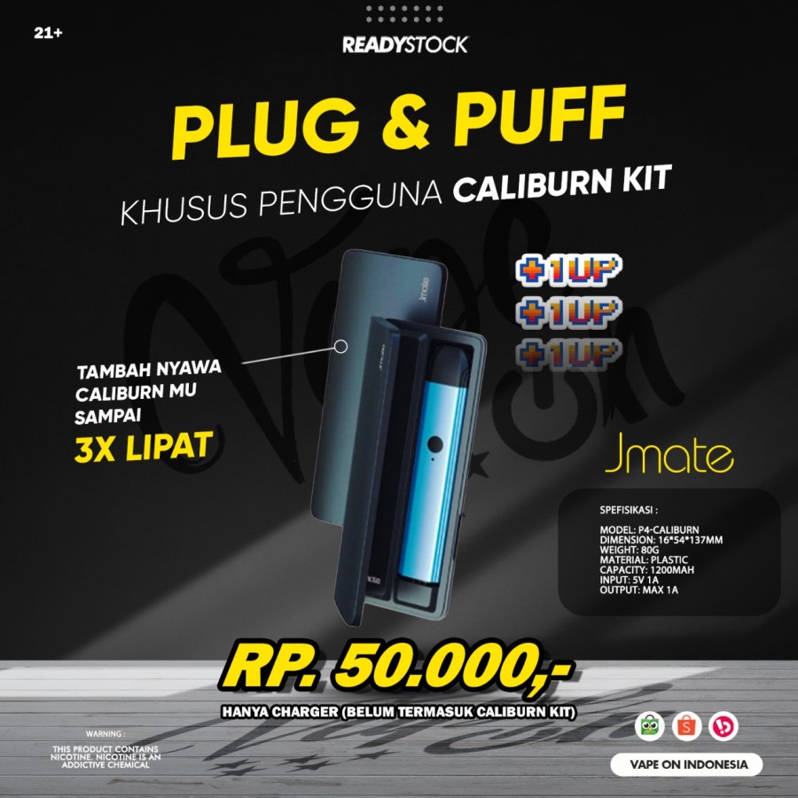 Jual JMATE P4 PORTABLE POWERBANK CALIBURN STICK AUTHENTIC BY UWELL ...