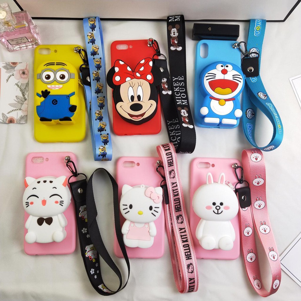 Jual Softcase dompet tali Realme pro case kartun Shopee