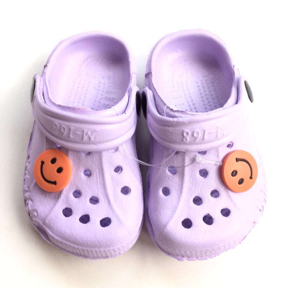 Jual WALKER DULUX - CLOG BABY PURPLE | Shopee Indonesia
