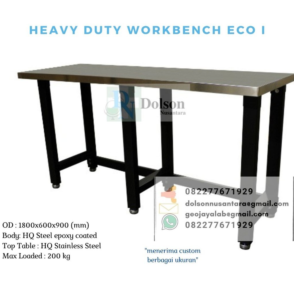 Jual Heavy Duty Workbench Meja Kerja Workshop Laboratorium Workstation ...