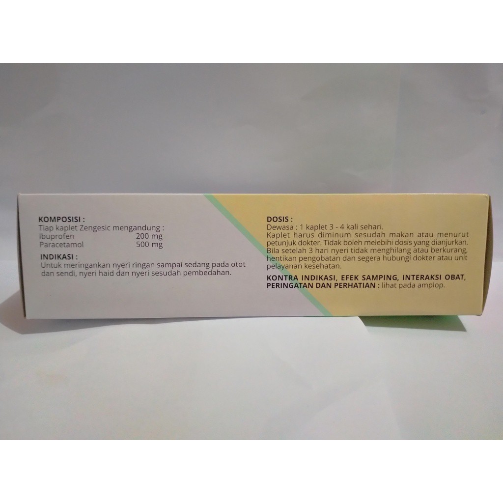 Jual ZENGESIC IBUPROFEN DAN PARACETAMOL | Shopee Indonesia