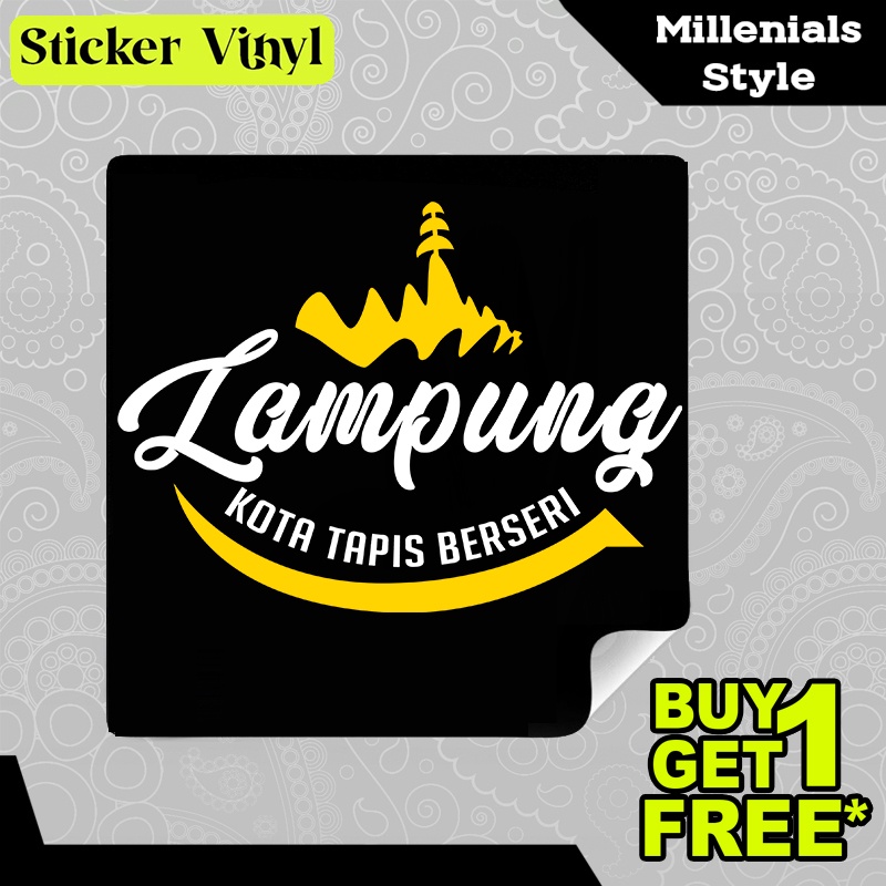 Jual Stiker Sticker Lampung Kota Tapis Berseri Kota Keren Pulau