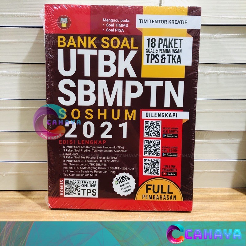 Jual Buku Bank Soal UTBK SBMPTN SOSHUM 2021 Yrama Widya Best Seller ...