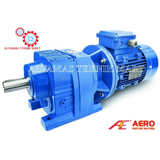 Jual Helical Gear Motor Ratio 29,88 1hp c/w Electric motor 1hp 4pole b5