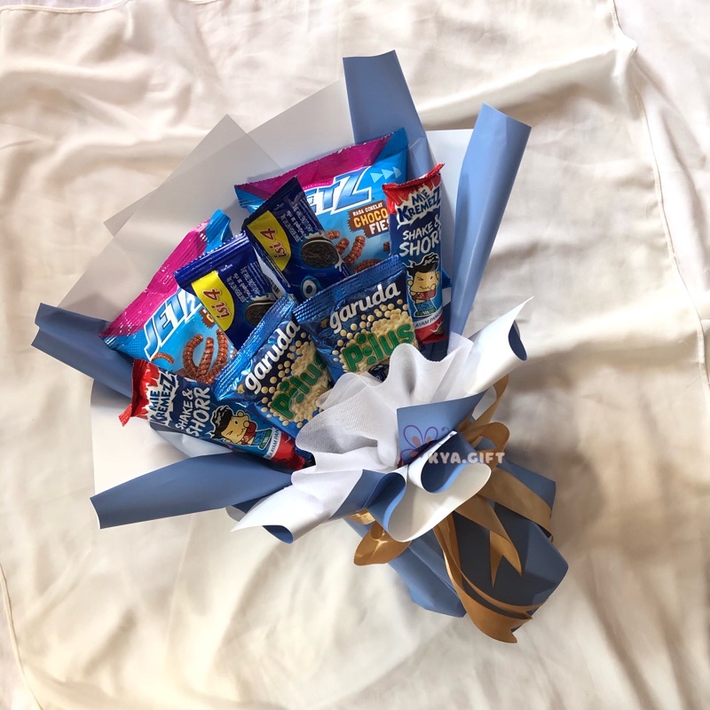 Jual GV003 [Ready Stock]/Bucket Snack/Buket Snack/Buket Biru Pink