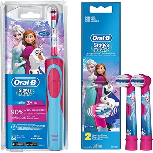 Jual Oral B Kids Stages Power Electric Toothbrush - Disney Frozen ...