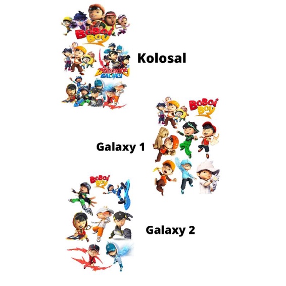 Jual BOBOIBOY Sticker Dinding size 9 cm vinyl white waterproof | Shopee ...