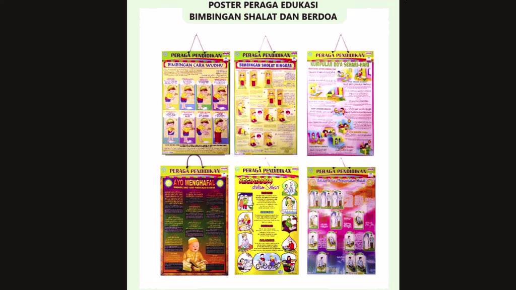 Jual Poster Anak Poster Edukasi Anak BIMBINGAN SHALAT DAN BERDOA ...