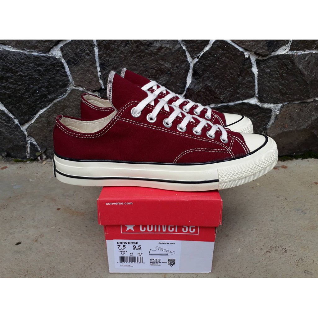 Converse merah maroon ori hotsell