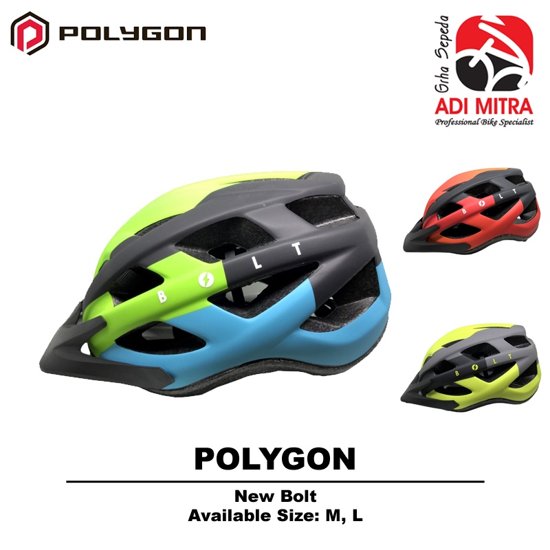 Jual Helm Sepeda Polygon Bolt Terbaru Helmet Sepeda MTB Shopee Indonesia