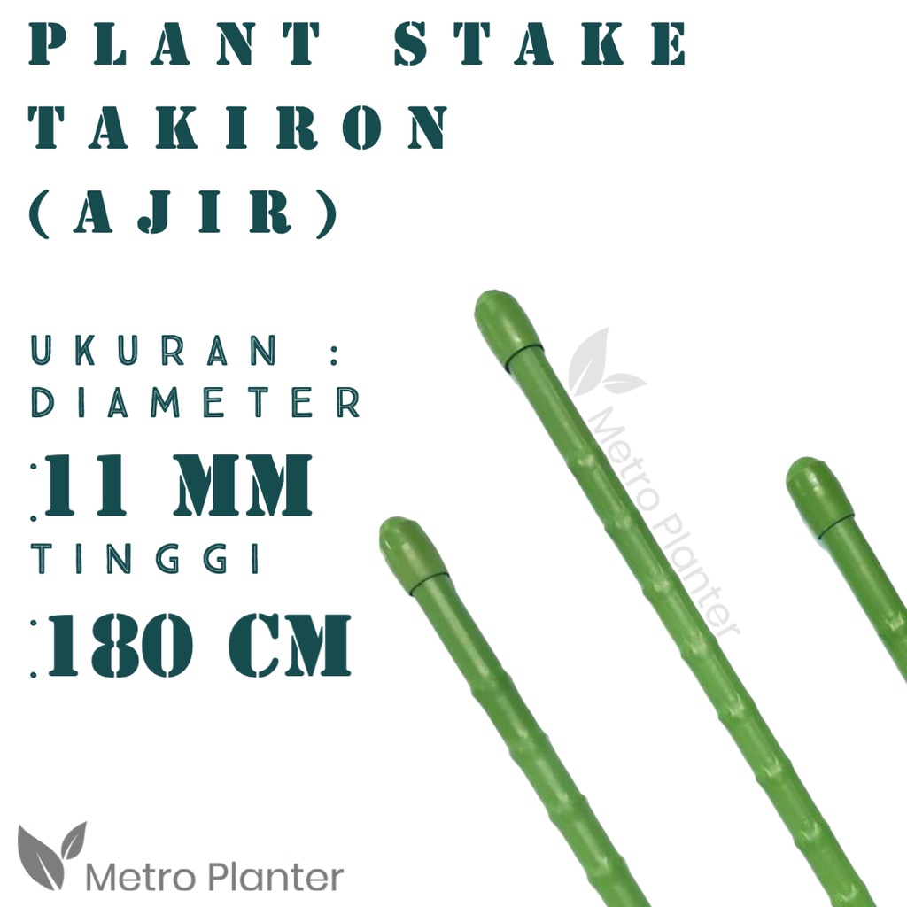 Ajir Modern Takiron 11 mm x 180 cm  - Turus perambat tanaman - penyangga tanamanan rambat