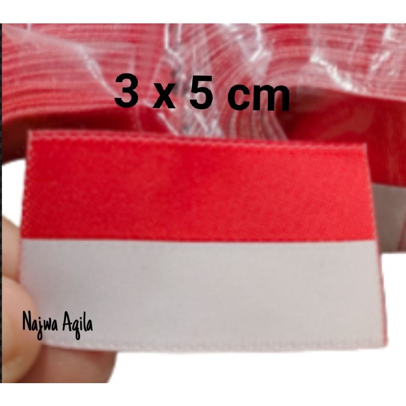 Jual Bedga Bet Bendera Merah Putih Size X Cm Untuk Atasan Seragam