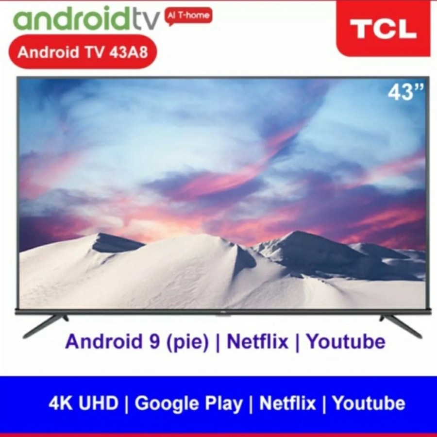 Jual TCL LED UHD 4K TV 43A8 ANDROID SMART TV 43 inch | Shopee Indonesia