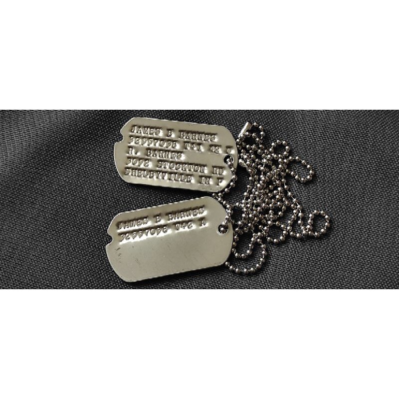 Jual Dog Tag Model World War II US Milspec (FREE KOTAK CONTAINER ...