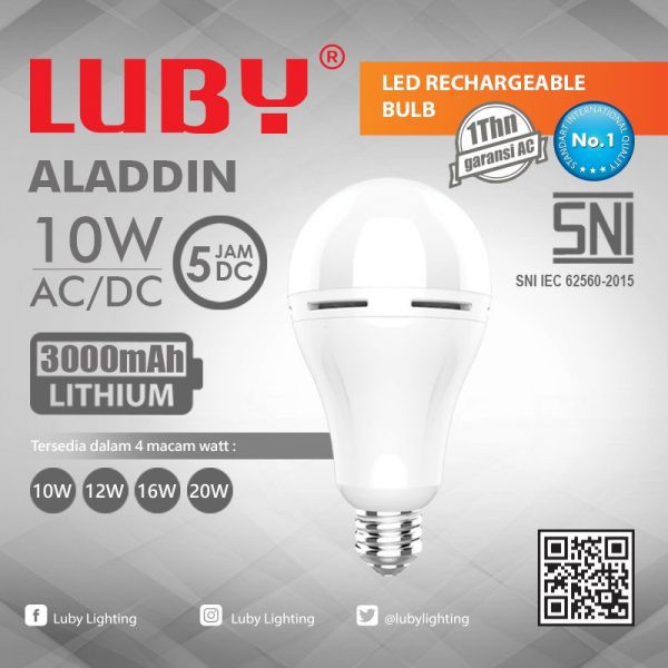 Jual Lampu Emergency Lubby 10 Watt | Shopee Indonesia