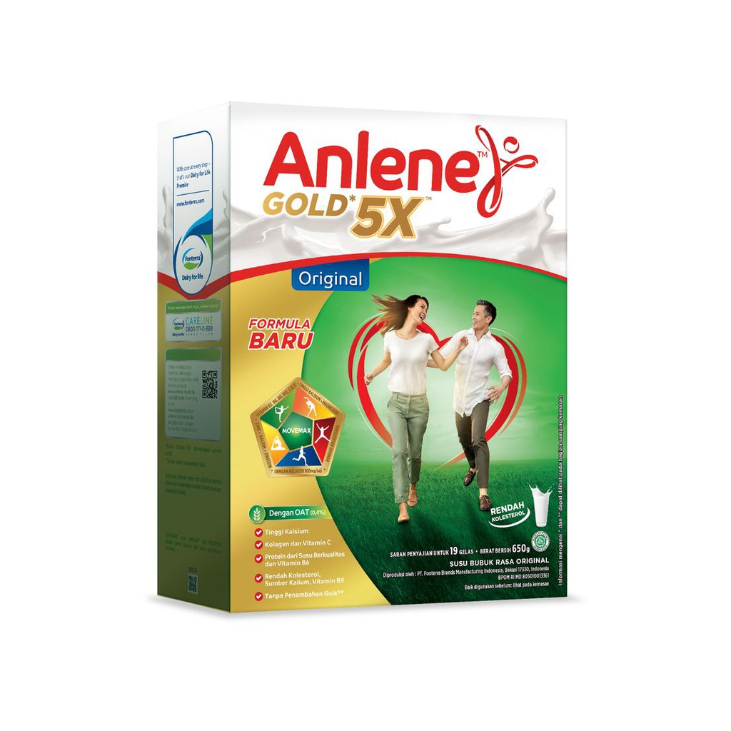 Jual Anlene gold plus 640 gr. Anlene gold vanilla Anlene gold coklat ...
