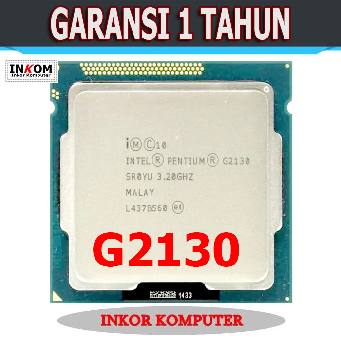 Jual Intel Pentium Processor G2130 Socket LGA1155 Tray | Shopee Indonesia