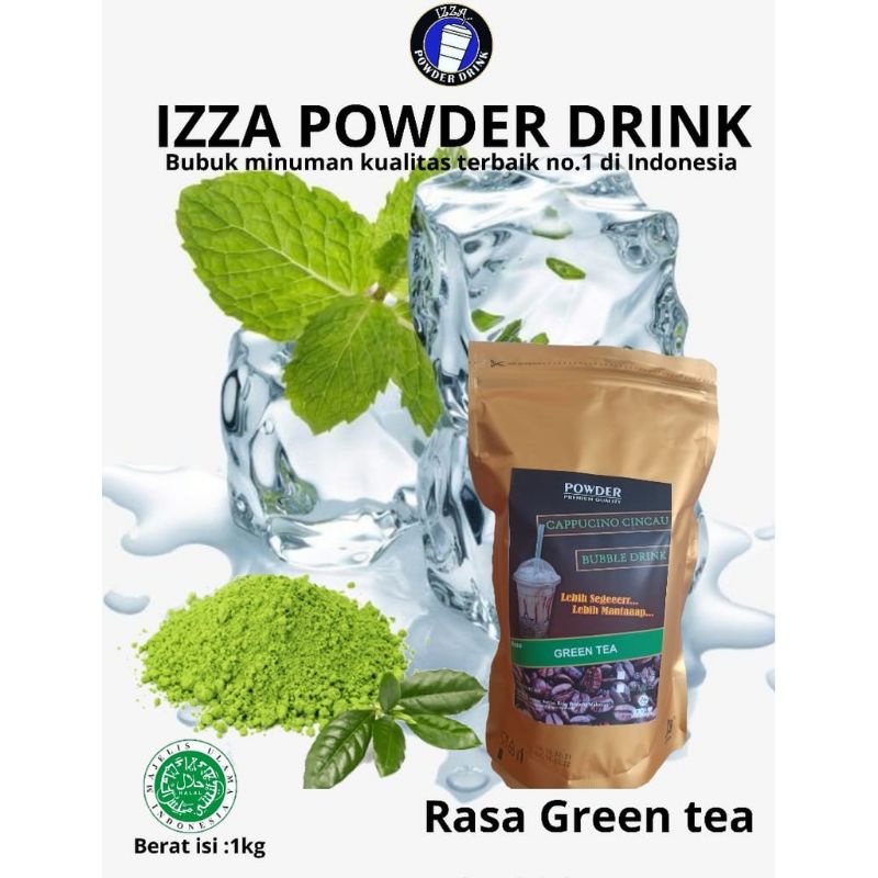 Jual RASA Green tea/bubuk minuman varian rasa , bubuk cappucino cincau ...