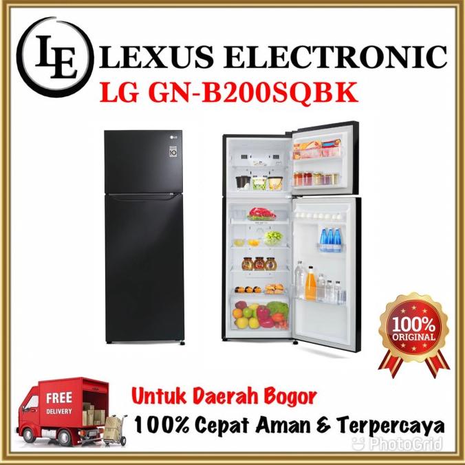 Jual LG KULKAS 2 PINTU | GN-B200SQBK | GN B200SQBK | SMART INVERTER ...