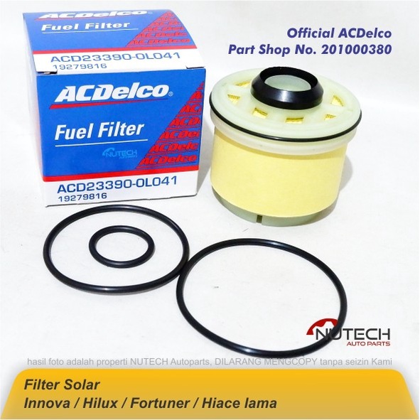 Jual Fuel Filter Saringan Solar Innova, Hilux, Fortuner, Hiace lama ...