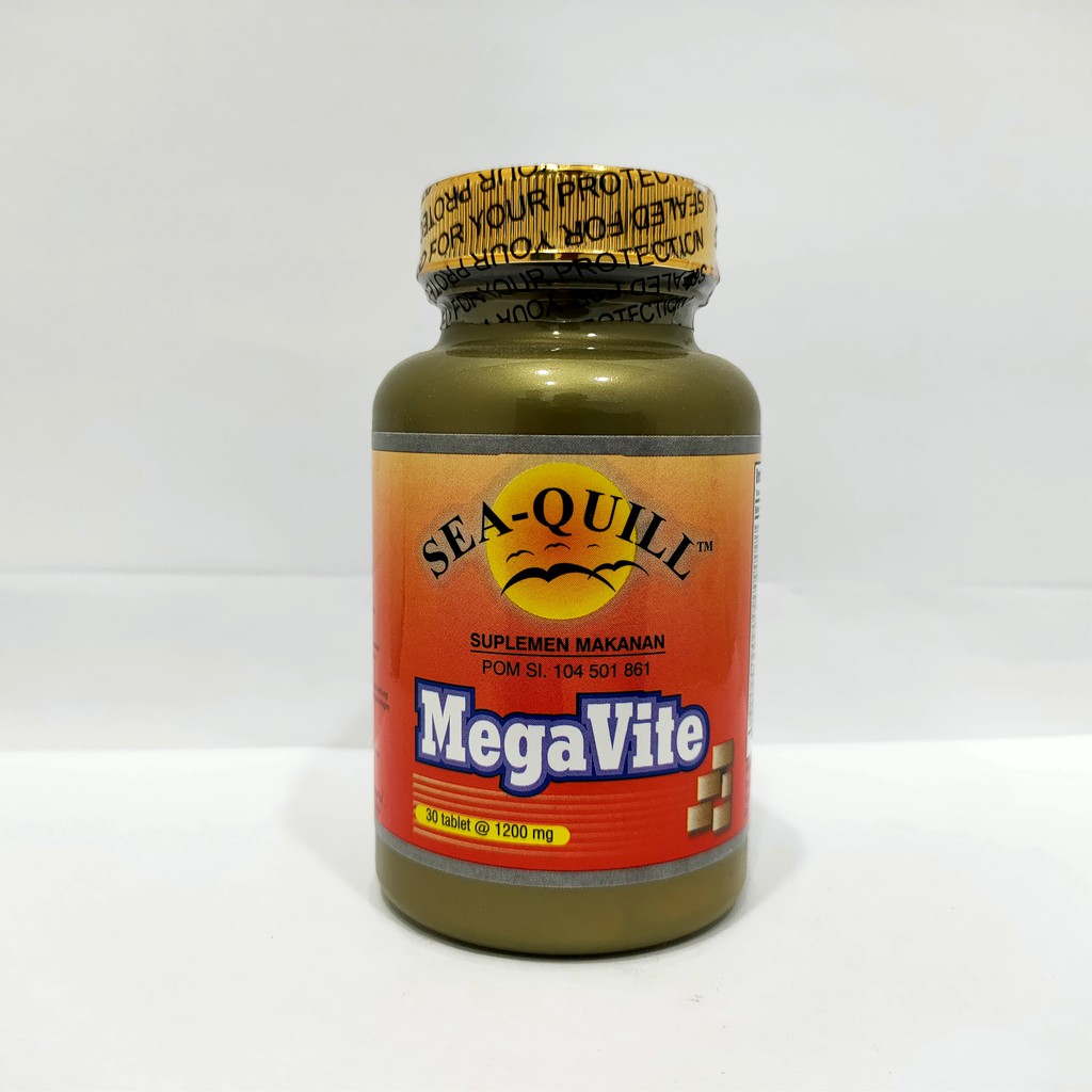 Jual Sea-Quill MegaVite 30 tablet ( BPOM ) | Shopee Indonesia