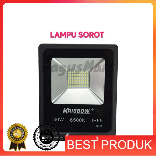 Jual Krisbow Lampu Sorot Led Outdoor Watt K Cool Daylight Putih