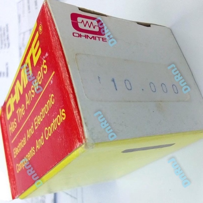 Jual Potensiometer Batu Rotary Rheostat 10k ohm 25 watt Ohmite | Shopee ...