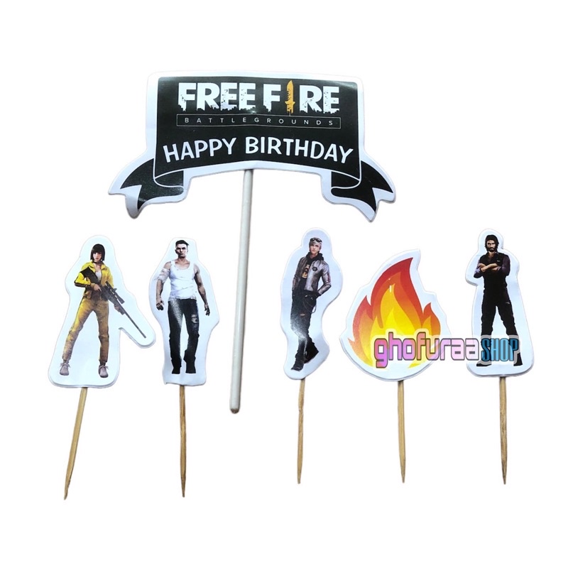 Jual Topper cake happy birthday karakter hiasan kue ulang tahun gambar