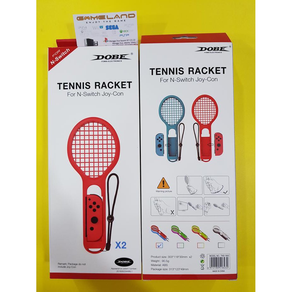 Jual DOBE TENNIS RACKET 2PCS FOR NINTENDO SWITCH KODE 982 | Shopee ...