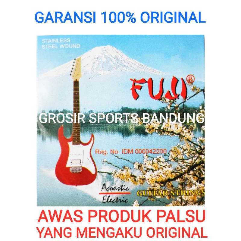 Jual Original Senar Gitar Fuji Accoustic Dan Electric Sting Kawat