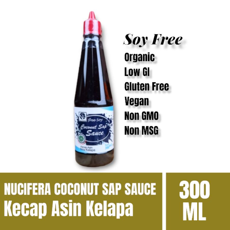 Jual Nucifera Kecap Asin Kelapa 300ml Coconut Sap Sauce Kecap Non