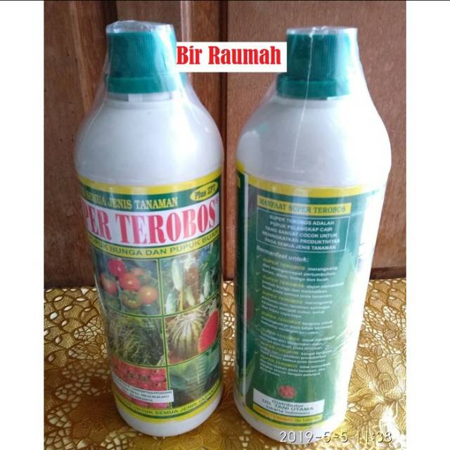 Jual Pupuk Organik Super Terobos Plus Zpt Ml Shopee Indonesia