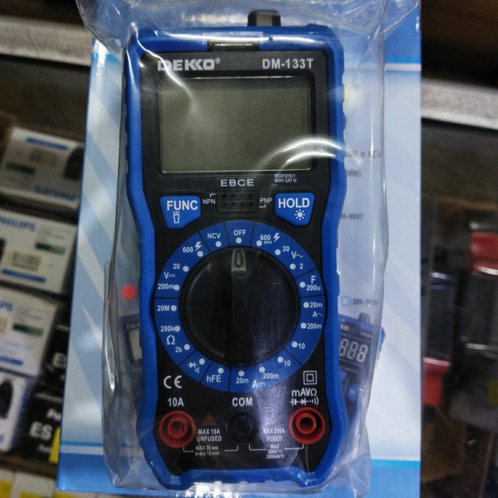 Jual Digital Multimeter AVO meter multi Dekko DM-133T | Shopee Indonesia
